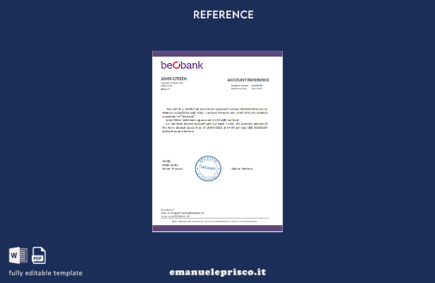 stile verificato Modello di riferimento Beobank Belgio